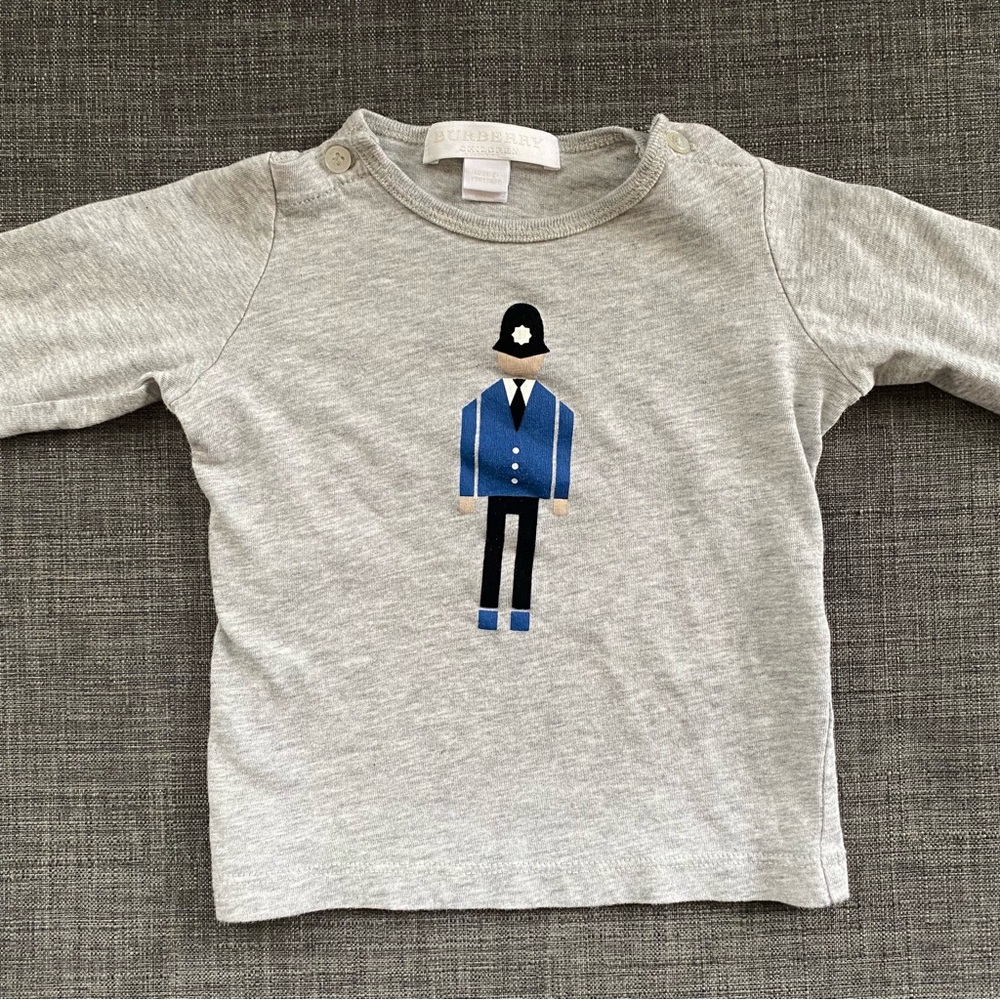 BURBERRY BABY LONG SLEEVE SHIRT 6m